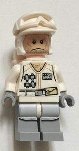 LEGO Minifigure -- Hoth Rebel Trooper White Uniform 3 (75098)-Star Wars / Star Wars Episode 4/5/6 -- SW0734 -- Creative Brick Builders